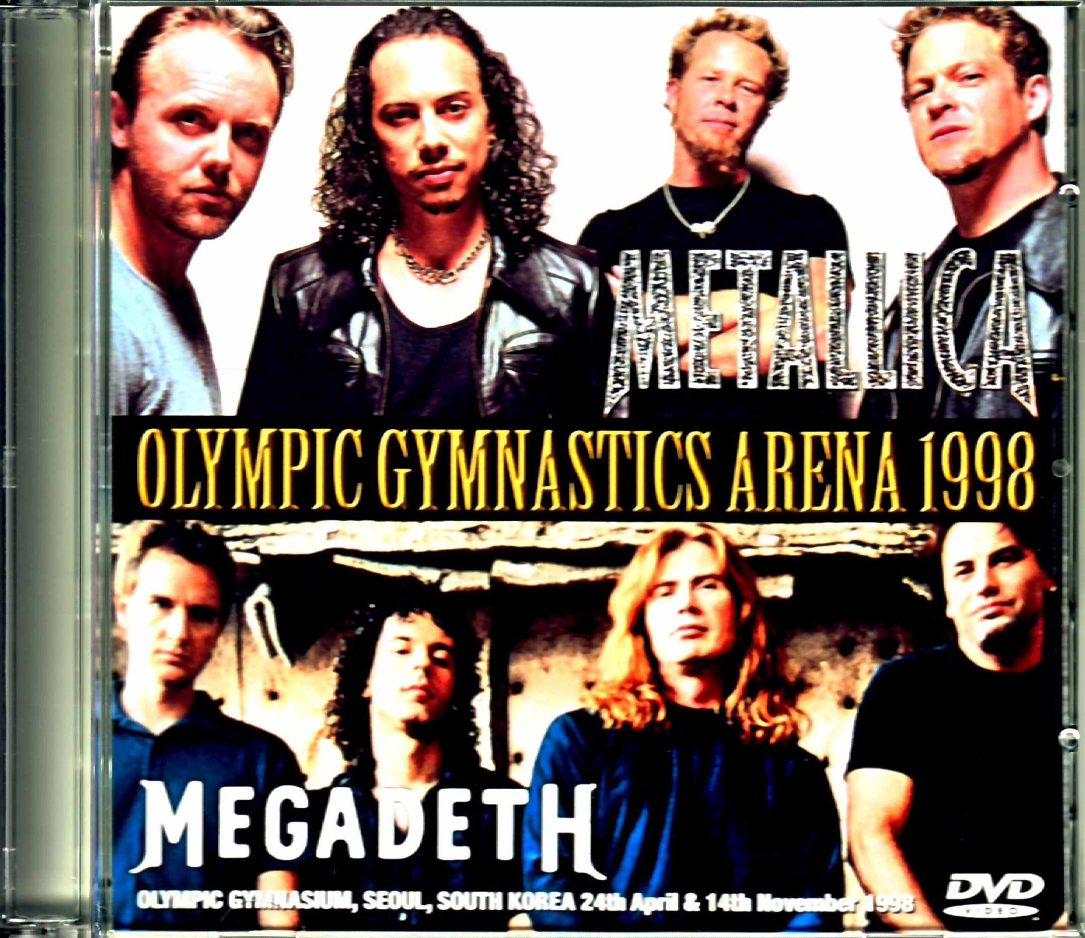 Metallica Megadeth メタリカ メガデス/South Korea 1998 2Days