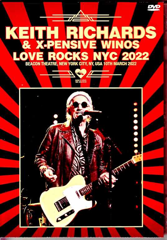 Keith Richards & X-Pensive Winos キース・リチャード/NY,USA 2022 2Shots