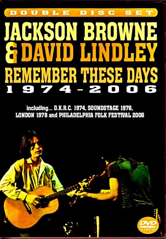 Jackson Browne David Lindley ジャクソン・ブラウン デビッド・リンドレー/TV Live Collection 1974-2006