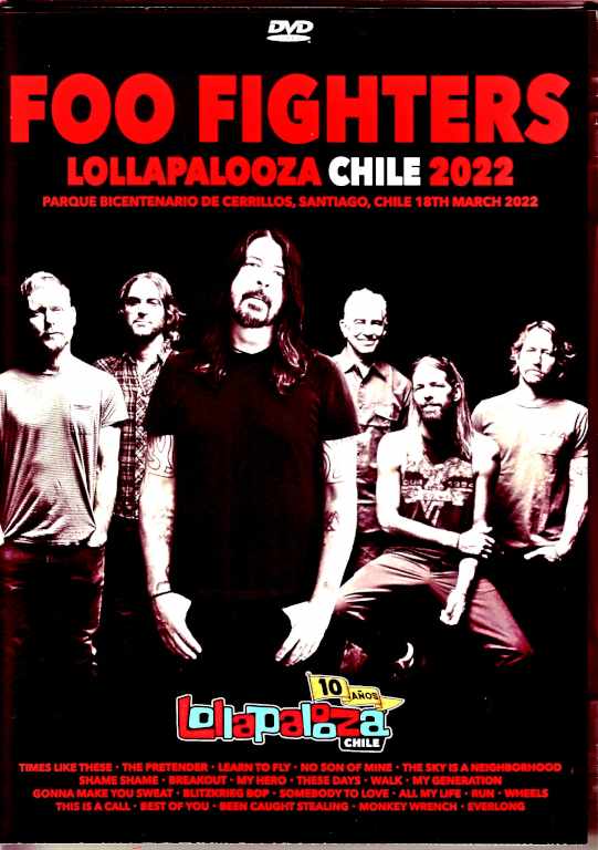 Foo Fighters フー・ファイターズ/Chile 2022 Complete