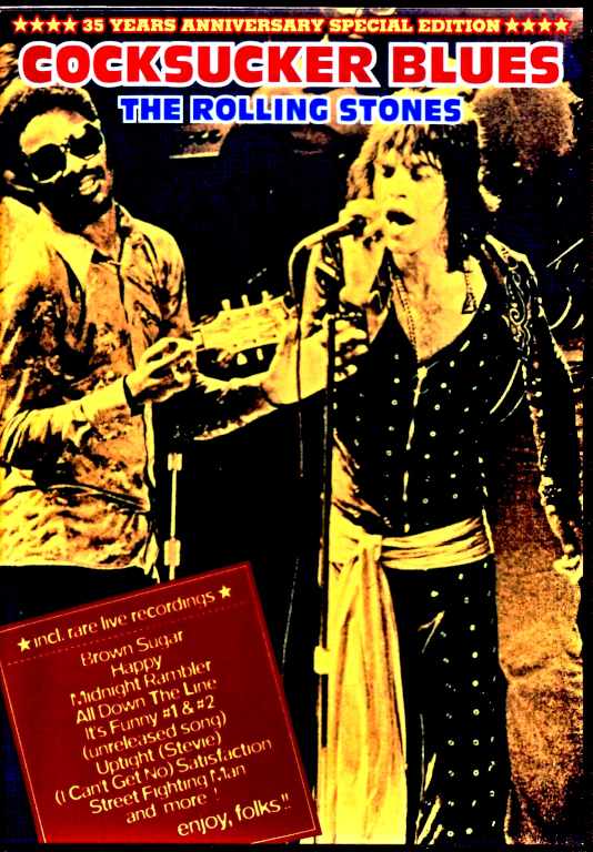Rolling Stones ローリング・ストーンズ/コックサッカー・ブルース 35周年記念 Cocksucker Blues 35 Years Anniversary Special Edition