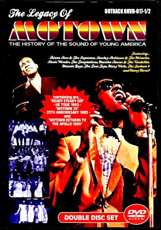 Various Artists Diana Ross,Stevie Wonder,Temptation,Smoky Robinson/ベスト・オブ・モータウン 映像集 History of the Sound of Young America