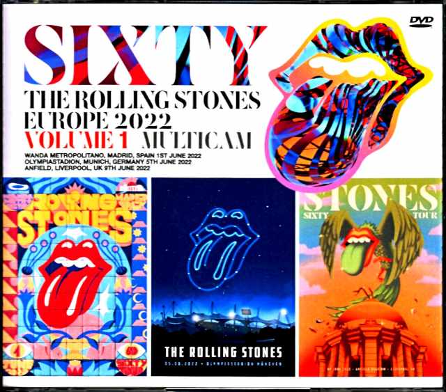 Rolling Stones ローリング・ストーンズ/Europe Tour Collection 2022 Multi-Cam Vol.1