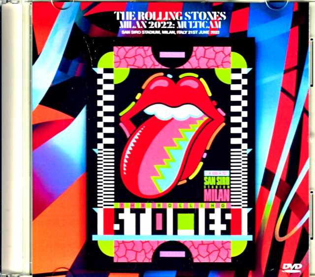 Rolling Stones ローリング・ストーンズ/Milan, Italy 6.21.2022 Multi-Cam Jewel Version