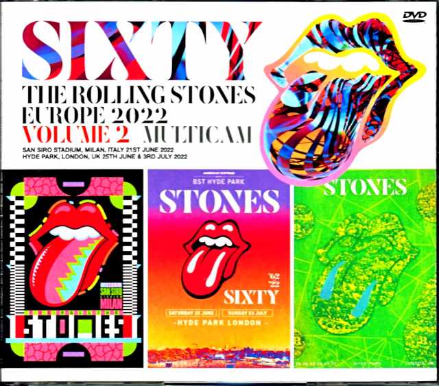 Rolling Stones ローリング・ストーンズ/Europe Tour Collection 2022 Multi-Cam Vol.2