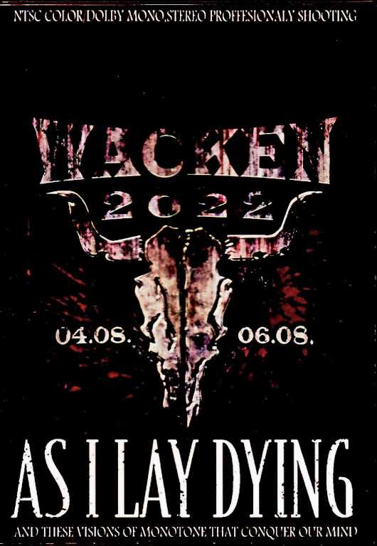 As I Lay Dying アズ・アイ・レイ・ダイング/Germany 2022 Complete