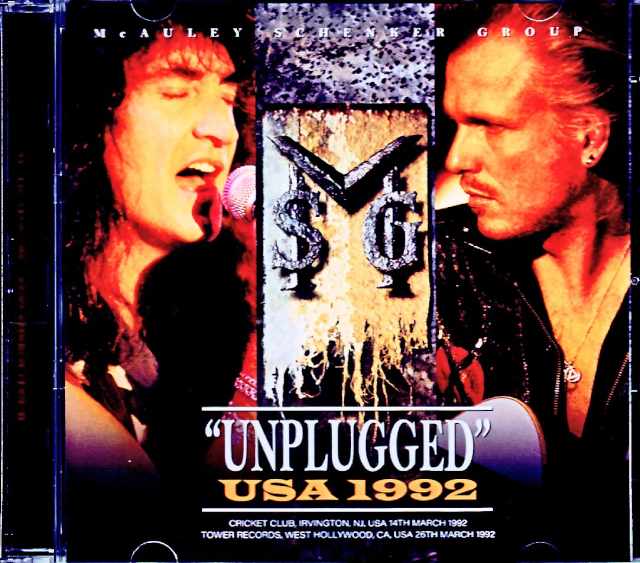 McAuley Schenker Group マッコリー・シェンカー・グループ/NJ,USA 1992 & more