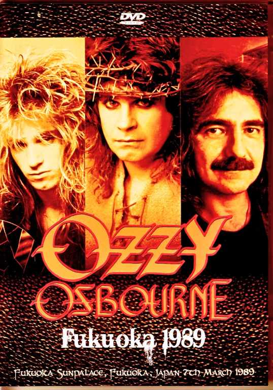 Ozzy Osbourne オジー・オズボーン/Fukuoka,Japan 1989 Complete
