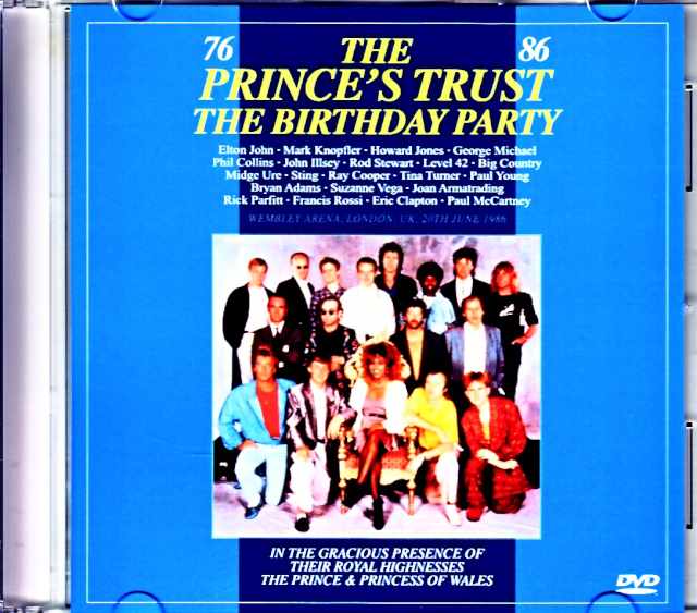 Various Artists Elton John,Phil Collins,Rod Stewart,Paul McCartney,Sting,Tina Turner/Prince's Trust the Birthday Party 1986  Jewel Version