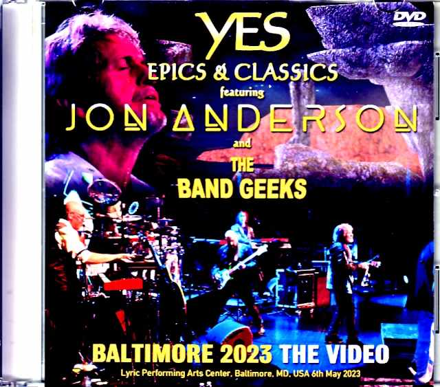 Jon Anderson Yes Epics & Classics ジョン・アンダーソン イエス/MD,USA 2023  Jewel Version
