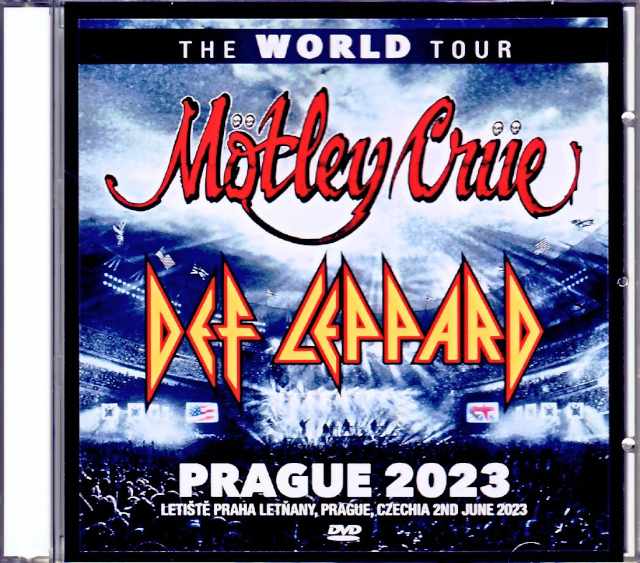 Motley Crue Def Leppard モトリー・クルー デフ・レパード/Czechia 2023 Complete Jewel Version