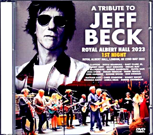 Various Artists Eric Clapton,John Mclaughlin,Rod Stewart,Gary Clark Jr.,Billy Gibbons/Tribute to Jeff Beck London,UK 5.22.2023 Complete Jewel Version