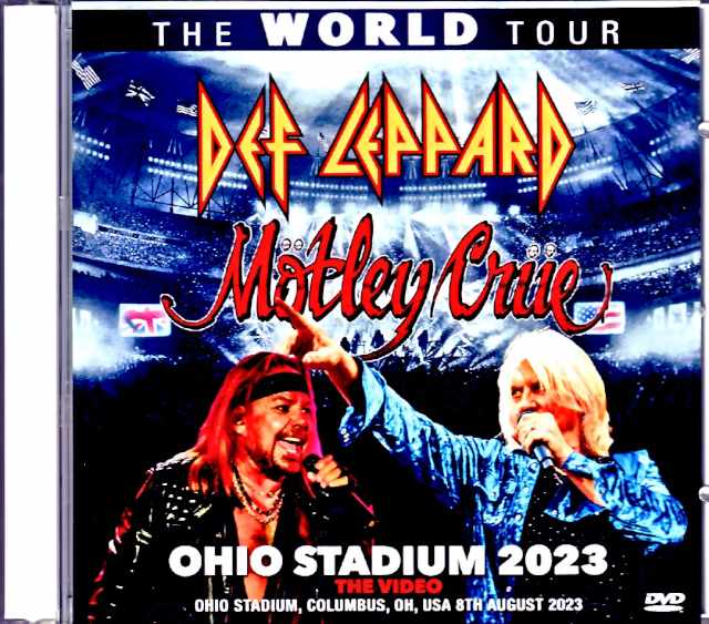 Def Leppard Motley Crue デフ・レパード モトリー・クルー/OH,USA 2023 Complete Jewel Version