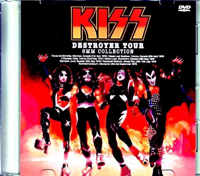 Kiss キッス/地獄の軍団 Destroyer Tour 8mm Collection Jewel Version