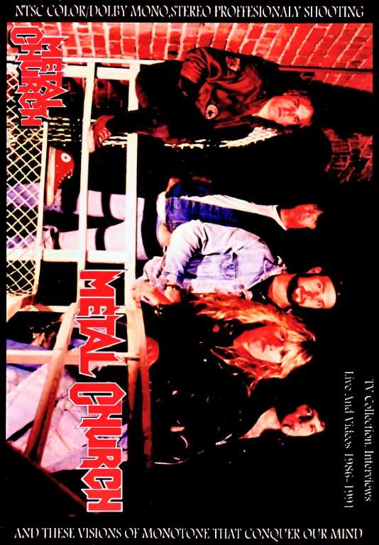 Metal Church メタル・チャーチ/TV Collection, Interviews, Live And Videos 1986-1991