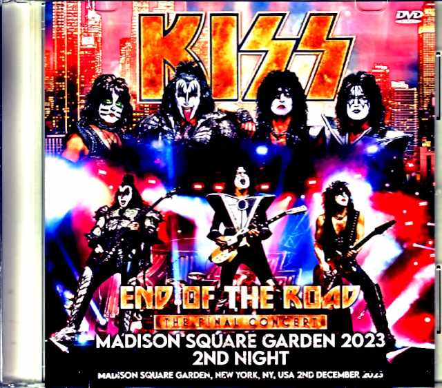 Kiss キッス/NY,USA 12.2.2023 Jewel Version