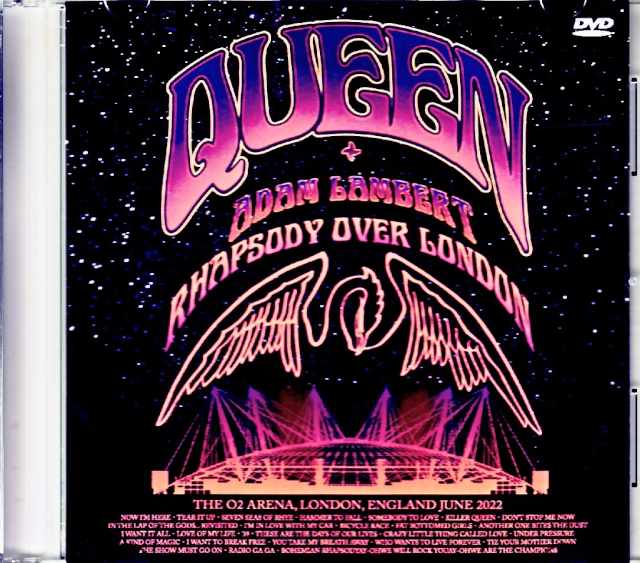 Queen Adam Lambert クィーン アダム・ランバート/Rhapsody Over London London,UK 2022 Jewel Version