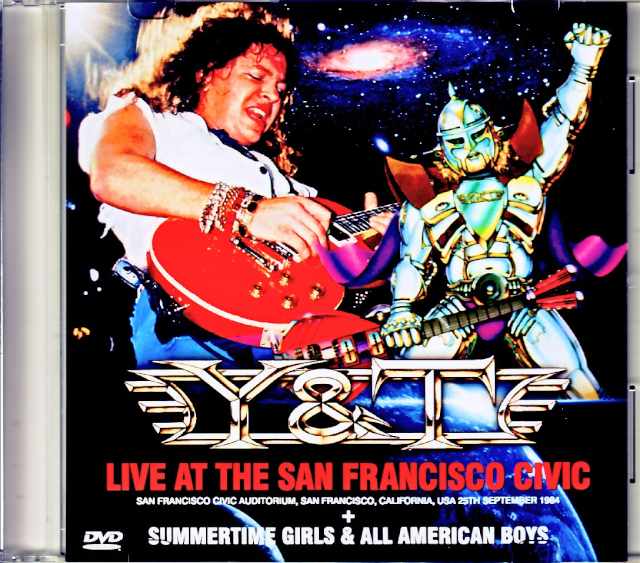 Y & T ワイ・アンド・ティー/CA,USA 1984 & more VHS Remastered Edition Jewel Version