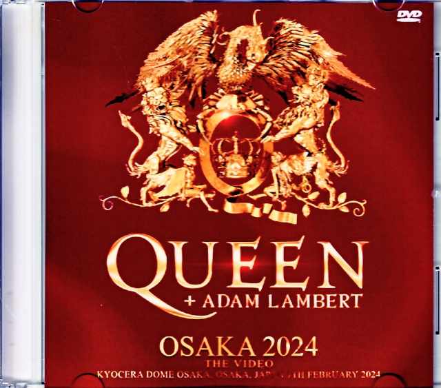 Queen Adam Lambert クィーン アダム・ランバート/Osaka,Japan 2024 Arena Seat Camera Shot Edition Jewel Version
