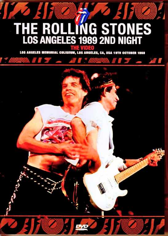Rolling Stones ローリング・ストーンズ/CA,USA 10.19.1989 2Shots Edition