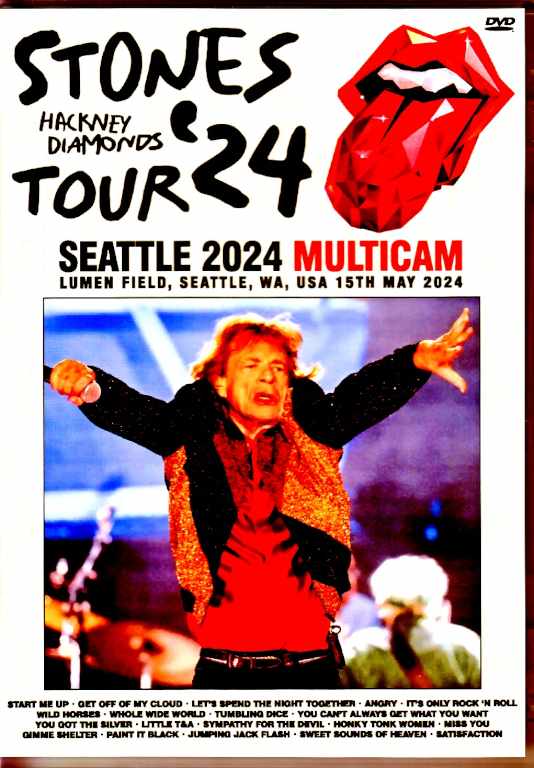 Rolling Stones ローリング・ストーンズ/WA,USA 2024 Complete Multi-cam Edition