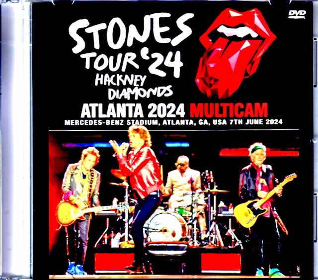 Rolling Stones ローリング・ストーンズ/GA,USA 2024 Complete Multi-Cam Edition Jewel Version