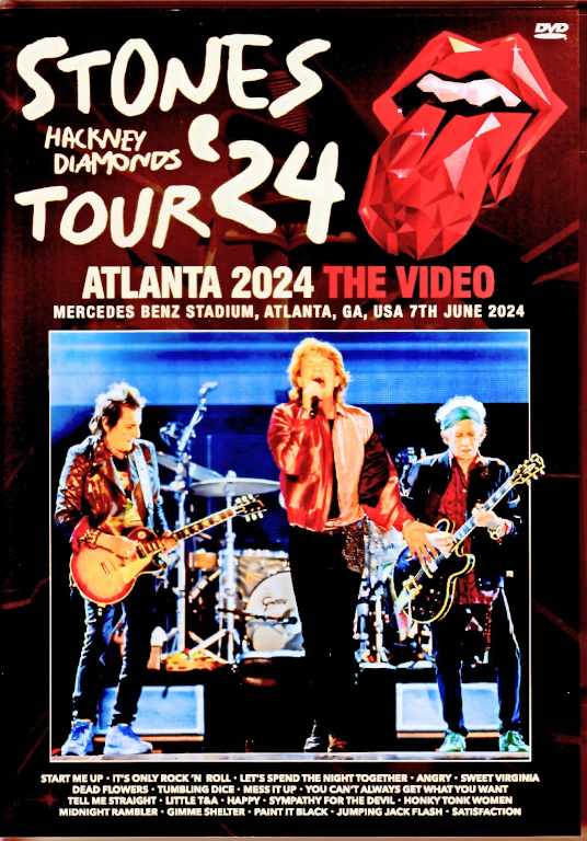 Rolling Stones ローリング・ストーンズ/GA,USA 2024 Complete 2Cam Shot Edition