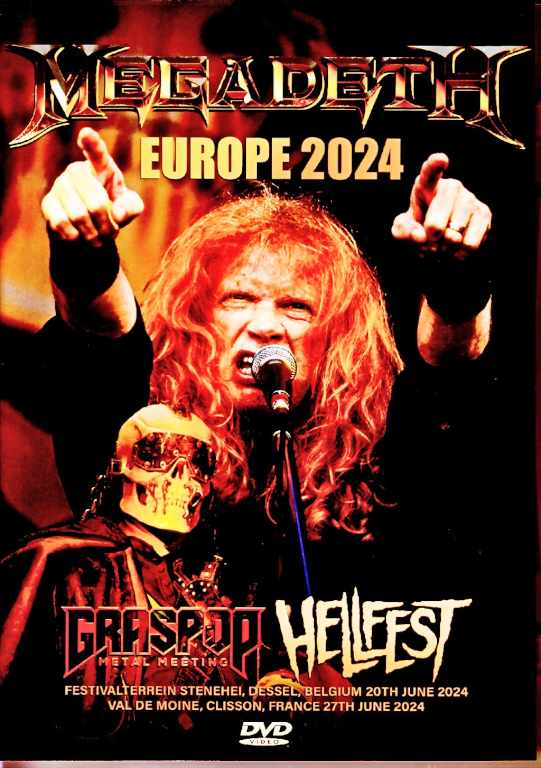 Megadeth メガデス/Belgium 2024 Complete & more