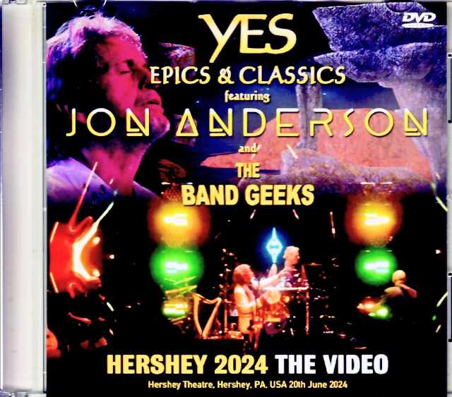 Jon Anderson and the Band Geeks Yes Epics & Classics ジョン・アンダーソン イエス/PA,USA 2024 Complete Jewel Version