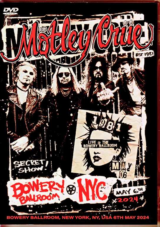 Motley Crue モトリー・クルー/NY,USA 2024 Complete