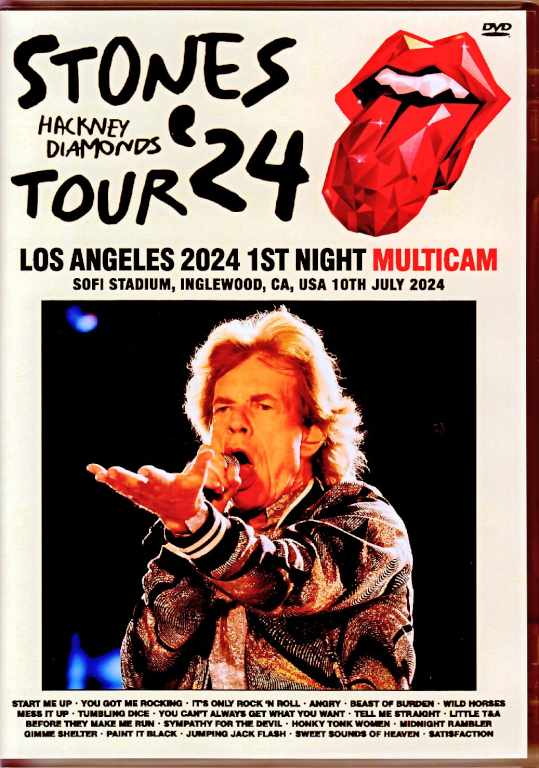 Rolling Stones ローリング・ストーンズ/CA,USA 7.10.2024 Complete Multi-Cam Edition