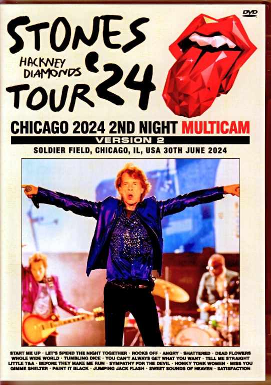 Rolling Stones ローリング・ストーンズ/IL,USA 6.30.2024 Complete Multi-Cam Edition Upgrade