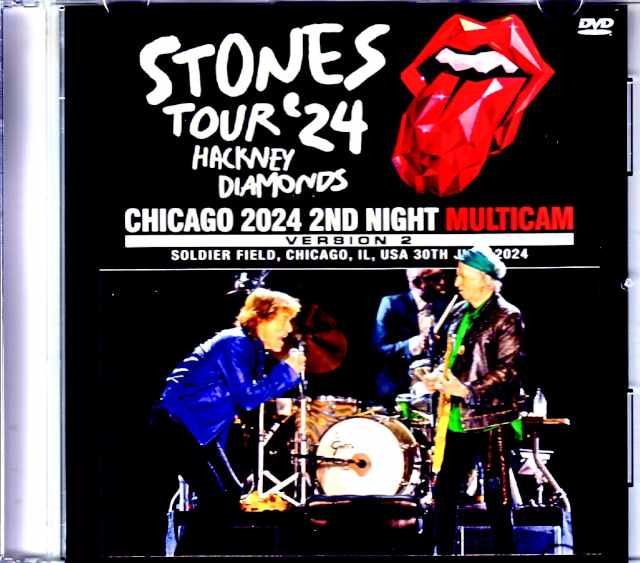 Rolling Stones ローリング・ストーンズ/IL,USA 7.30.2024 Complete Multi-Cam Edition Version2 Jewel Version