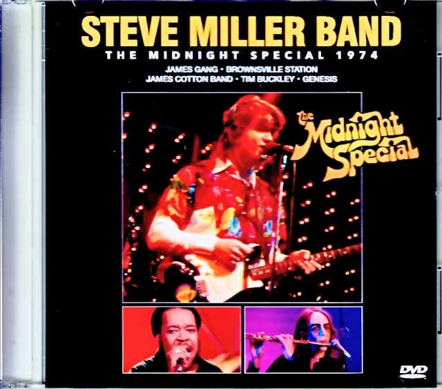 Steve Miller Band Genesis,James Cotton,James Gang スティーヴ・ミラー・バンド/Midnight Special 1974 Jewel Version