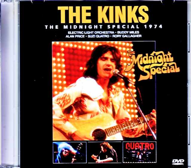 Kinks Suzi Quatro,Electric Light Orchestra,Rory Gallagher キンクス/Midnight Special 1974 Jewel Version