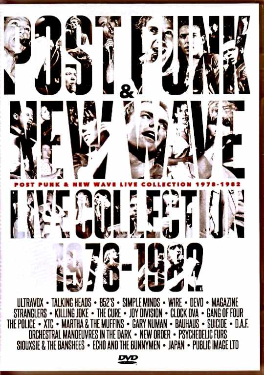 Various Artists Police,Japan,Devo,Public Image Ltd,Cure,Joy Division,New Order,Ultravox,Stranglers/Live Collection 1978-1982