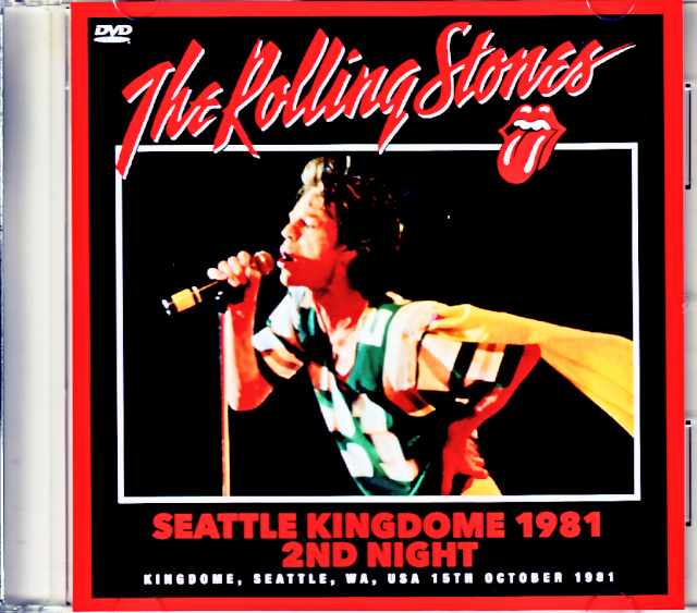 Rolling Stones ローリング・ストーンズ/WA,USA 10.15.1981 Jewel Version