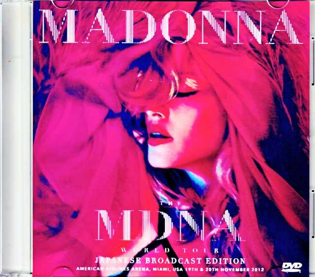 Madonna マドンナ/FL,USA 2012 2Days Japanese Broadcast Edition Jewel Version