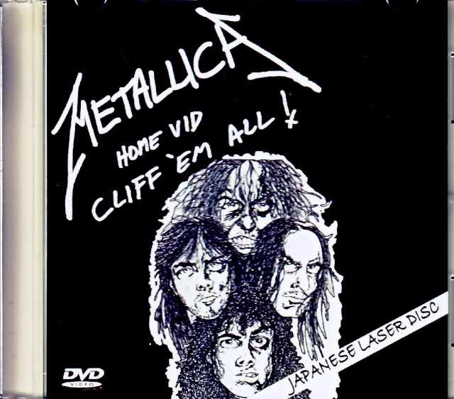 Metallica メタリカ/ビデオ・ザ・スラッシュ クリフに捧ぐ Cliff 'Em All Japanese Laser Disc Edition Jewel Version