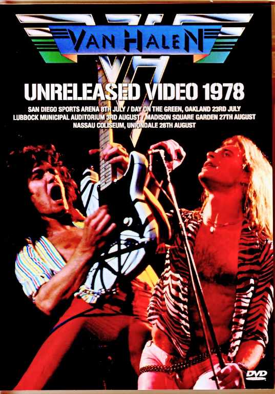 Van Halen ヴァン・ヘイレン/Unreleased Video Collection 1978