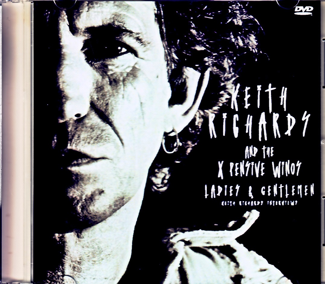 Keith Richards and the X Pensive Wios キース・リチャード/CA,USA 1988 Japanese Broadcast Edition Jewel Version