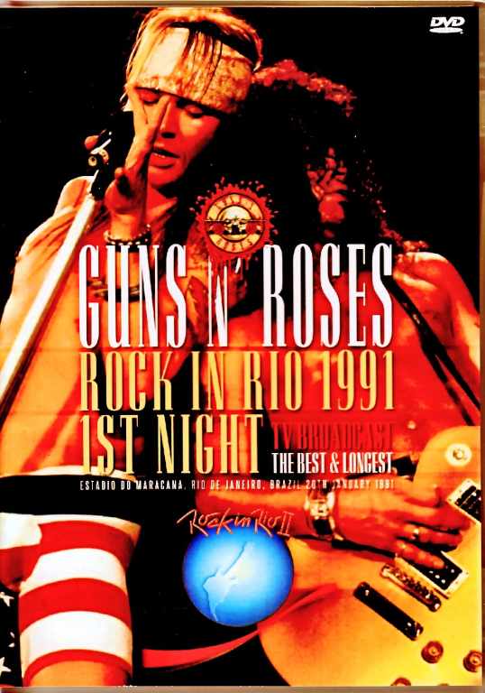 Guns N' Roses ガンズ・アンド・ローゼス/Brazil 01.20.1991 Broadcast Edition