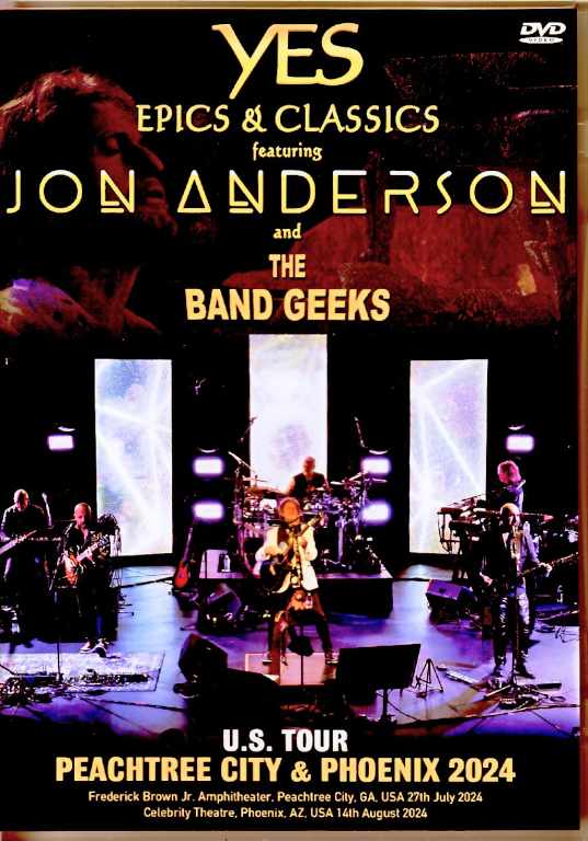 Yes Epics and Classics Jon Anderson and the Band Geeks イエス ジョン・アンダーソン/GA,USA 2024 & more Complete