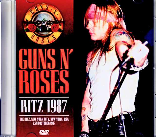 Guns N' Roses ガンズ・アンド・ローゼス/NY,USA 10.23.1987 Jewel Version