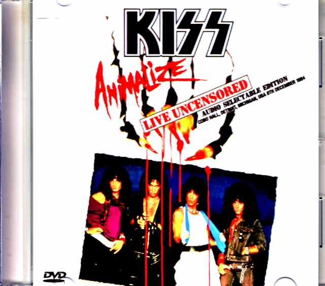 Kiss キッス/MI,USA 1984 PRO-SHOT Audio Selectable Edition Jewel Version