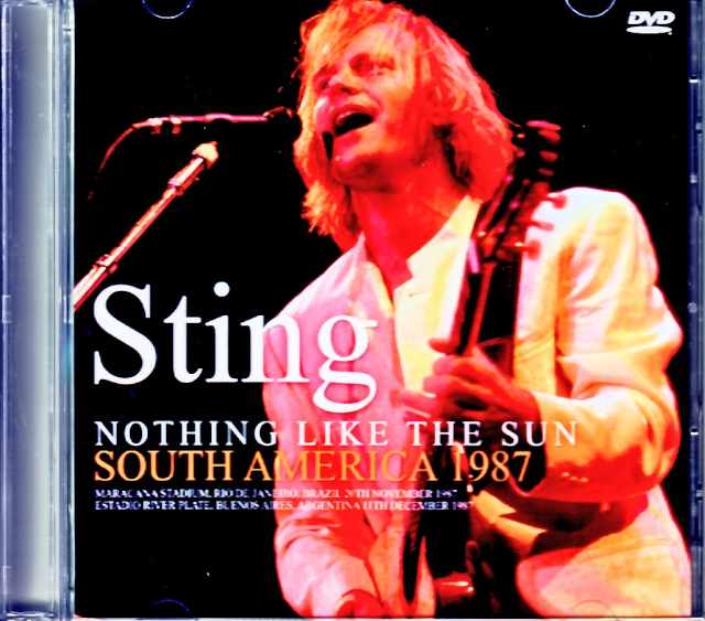 Sting スティング/Argentina 1987 Complete Multi-Cam Edition & more Jewel Version