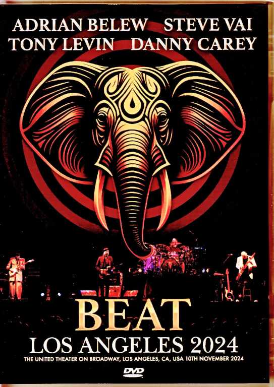 Beat Adrian Belew,Tony Levin,Steve Vai ビート/CA,USA 11.10.2024 Complete Broadcast Edition