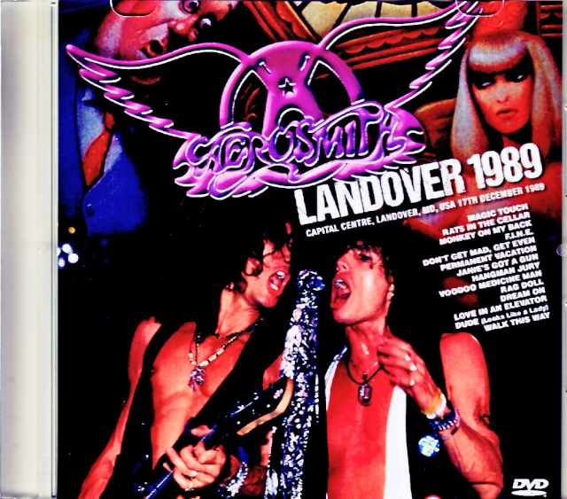 Aerosmith エアロスミス/MD,USA 1989 Multi-Cam Edition Jewel Version