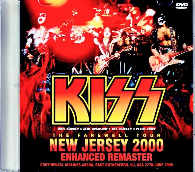 Kiss キッス/NJ,USA06.27. 2000 Complete Multi-Cam Edition Jewel Version