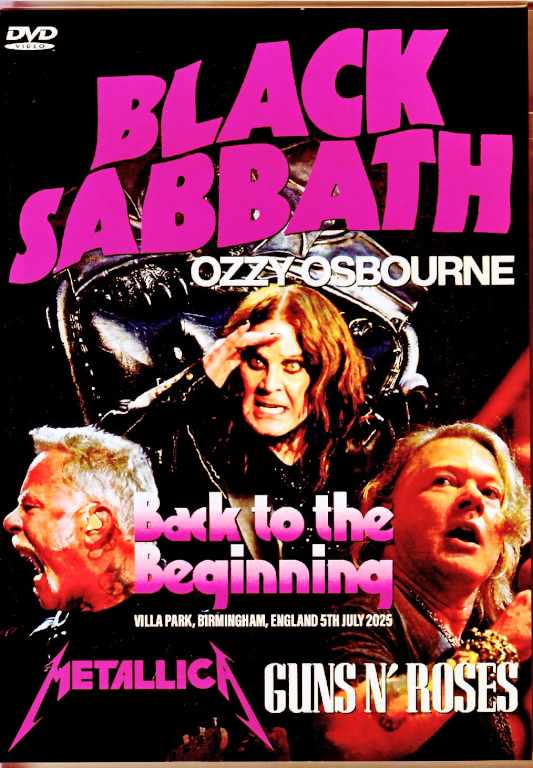 Various Artists Ozzy Osbourne,Black Sabbath,Metallica,Gun's N' Roses オジー・オズボーン ブラック・サバス/England,UK 2025 Complete Webcast Edition